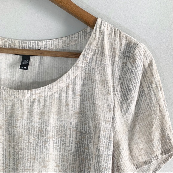 Eileen Fisher Medium Silk Shirt - Picture 3 of 8